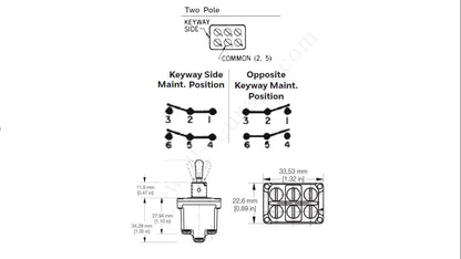Honeywell TL switch arrangement and size of MS24659-23D-Honeywell