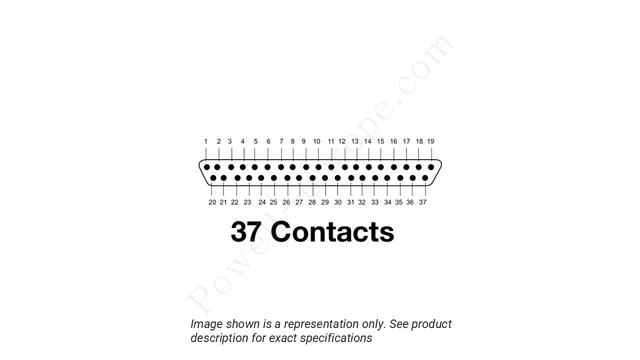 Image showing the insert arrangement and polarization of the Amphenol M83513/10-F03PP