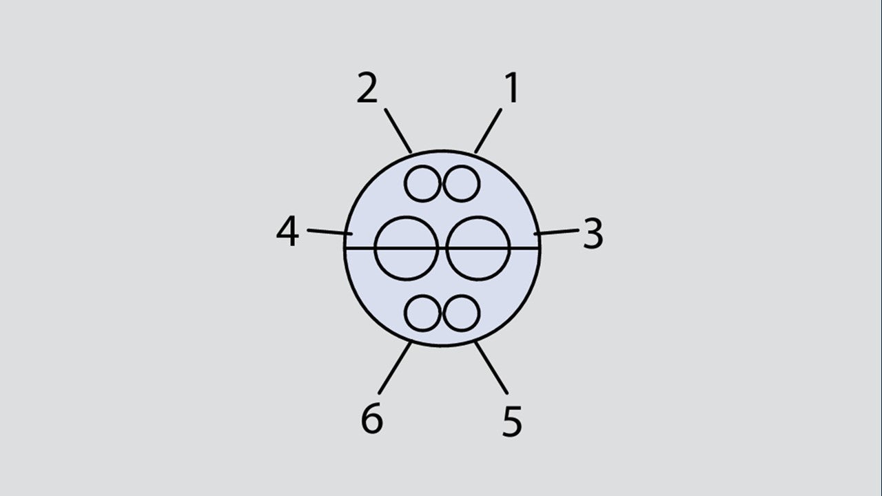 Insert arrangement of military connector in the form 10-201