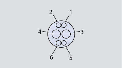 Insert arrangement of military connector in the form 10-201