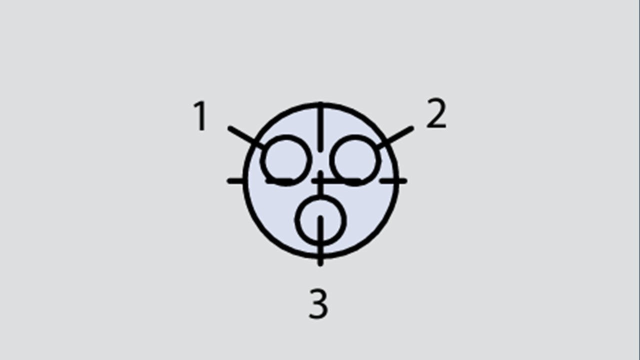 Insert arrangement of military connector in the form 6-23