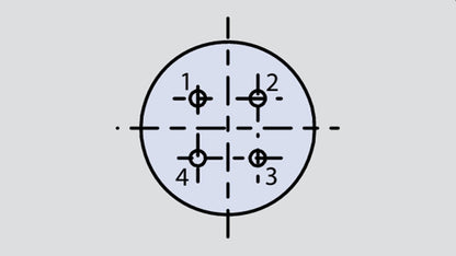 Insert arrangement of military connector in the form 6-6