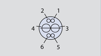 Insert arrangement of military connector in the form 8-200