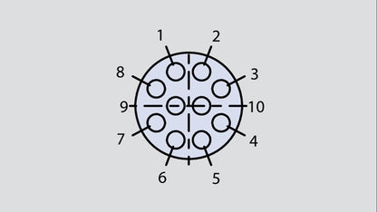 Insert arrangement of military connector in the form 9-210