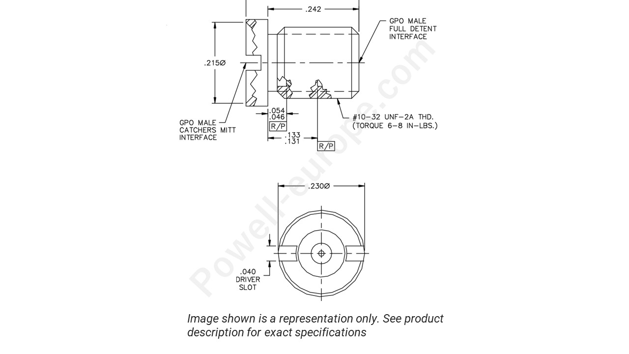 Image representing the style and polarization of the Corning Gilbert 0119-631-3