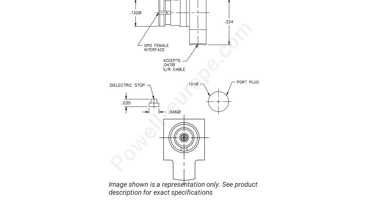 Image representing the style and polarization of the Corning Gilbert 0119-845-1