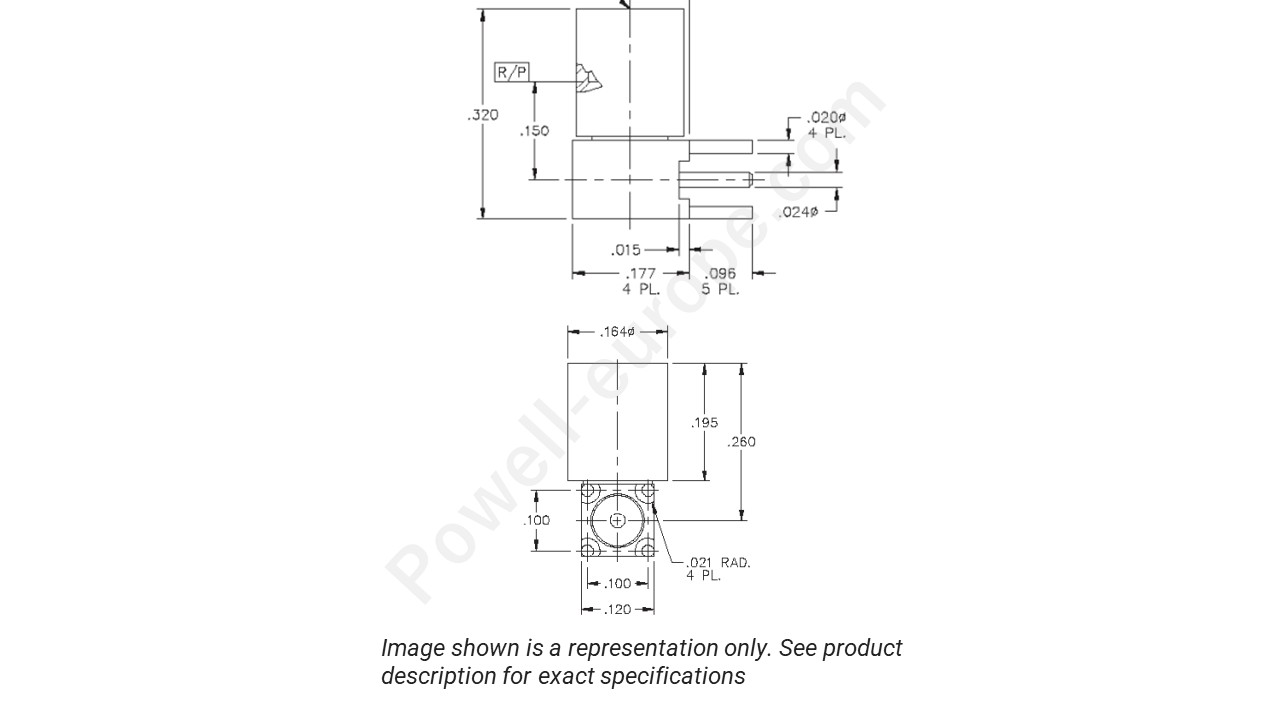Image representing the style and polarization of the Corning Gilbert A009P9312025T