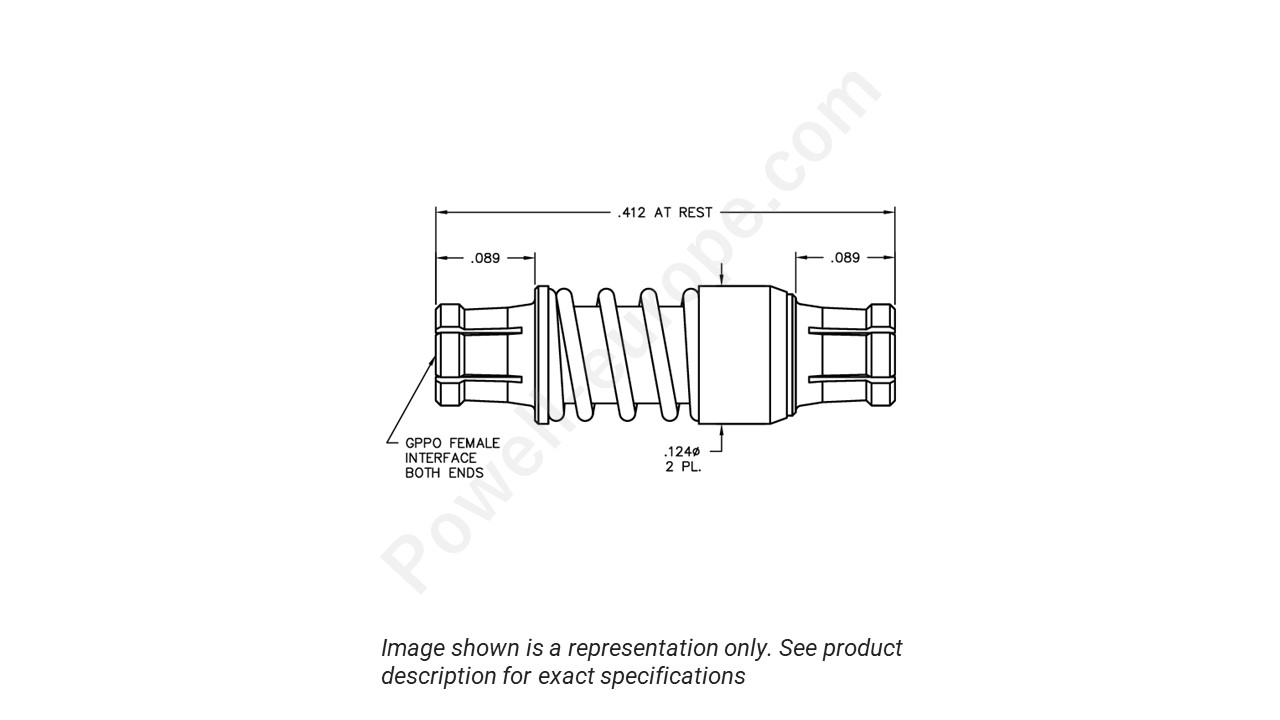 Image representing the style and polarization of the Corning Gilbert B1B1-0001-10