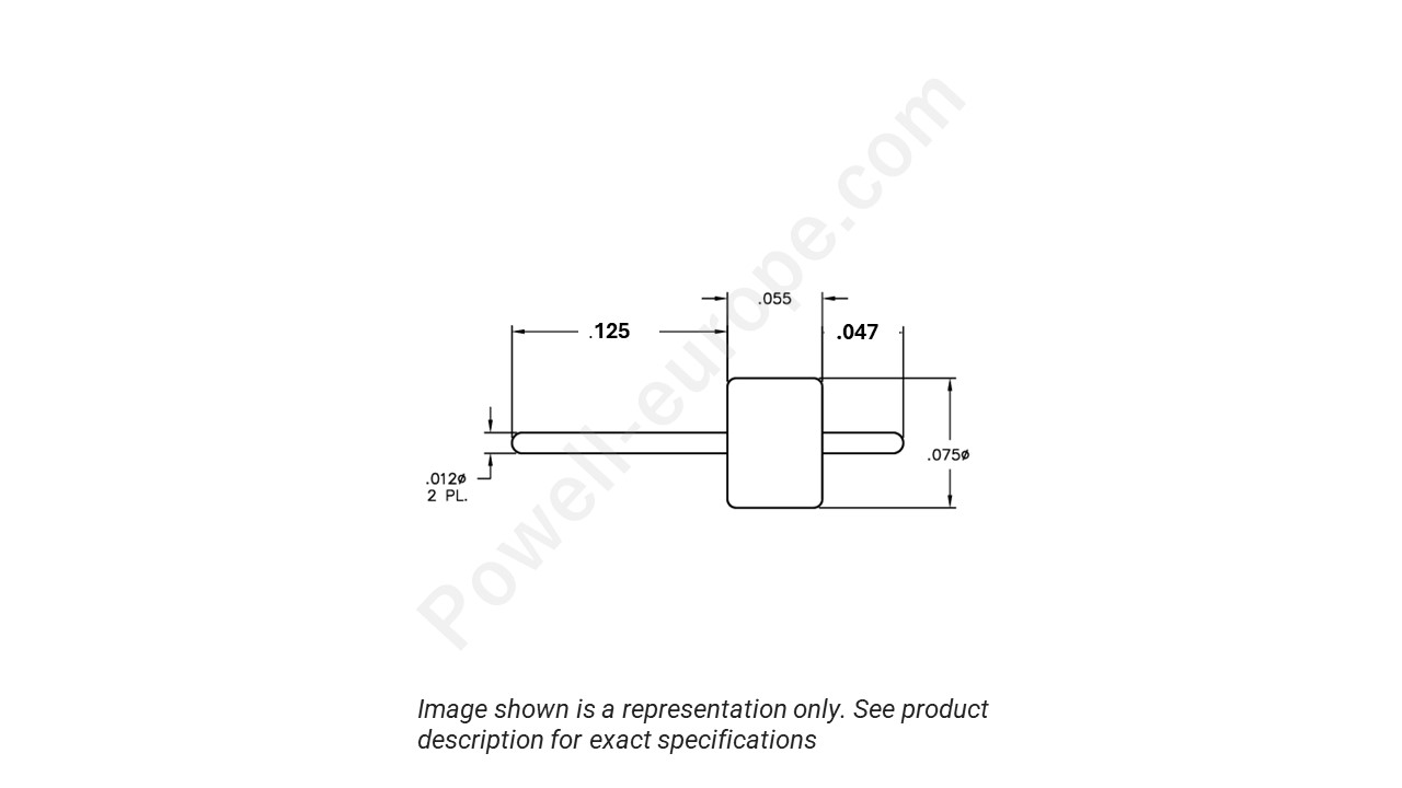 Image showing an extract of the 2D drawing of the Corning Gilbert Y007-L42-01